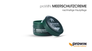 proWIN Meerschutzcreme - Schützt das Meer und die Haut.